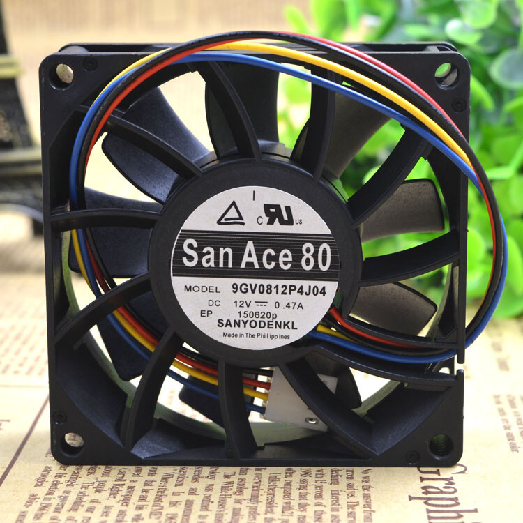 1PC For Fan Sanyo 9GV0812P4J04 12V 0.47A Z#1