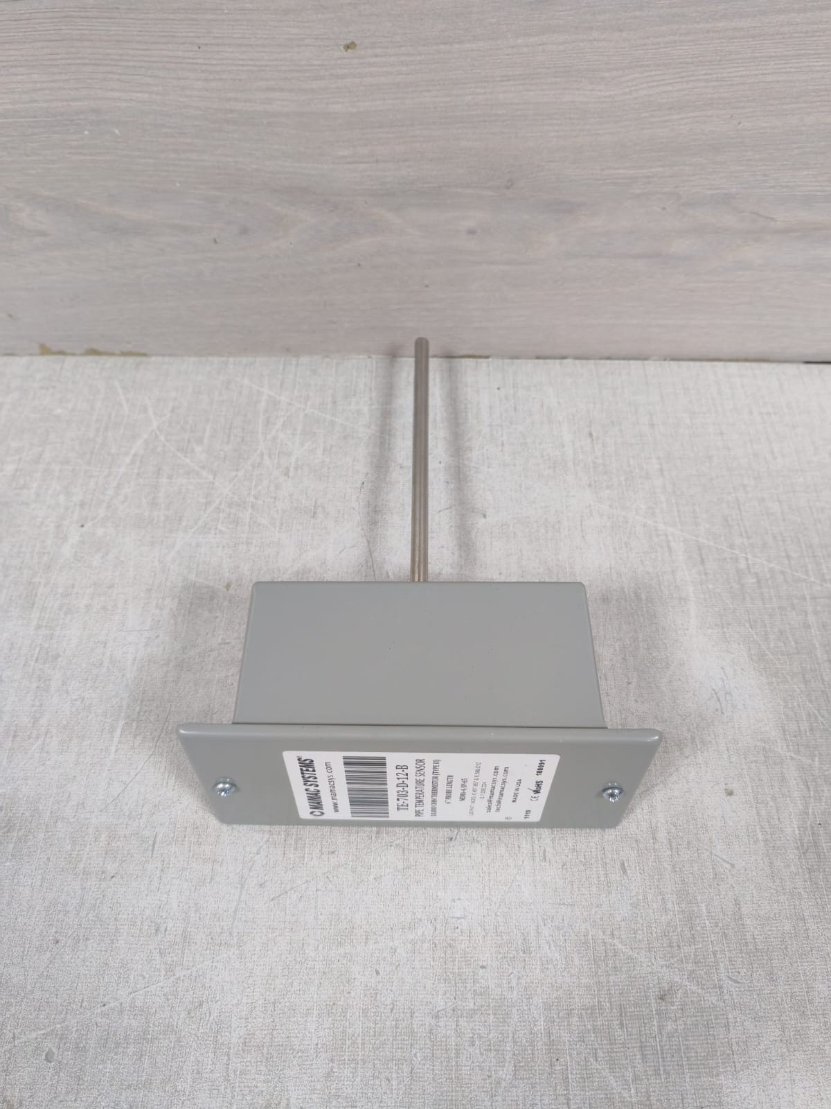 MAMAC SYSTEMS TE-703-D-12-B PIPE TEMPERATURE SENSOR