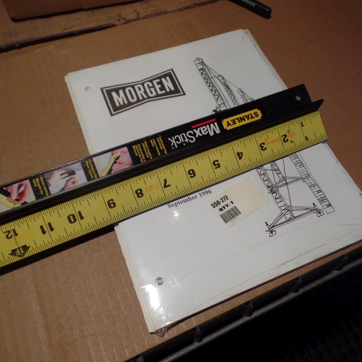 MORGEN LABOR-LESS BRACE-LESS TOWER SCAFFOLDING PARTS BOOK MS-149, MS149, 550-272