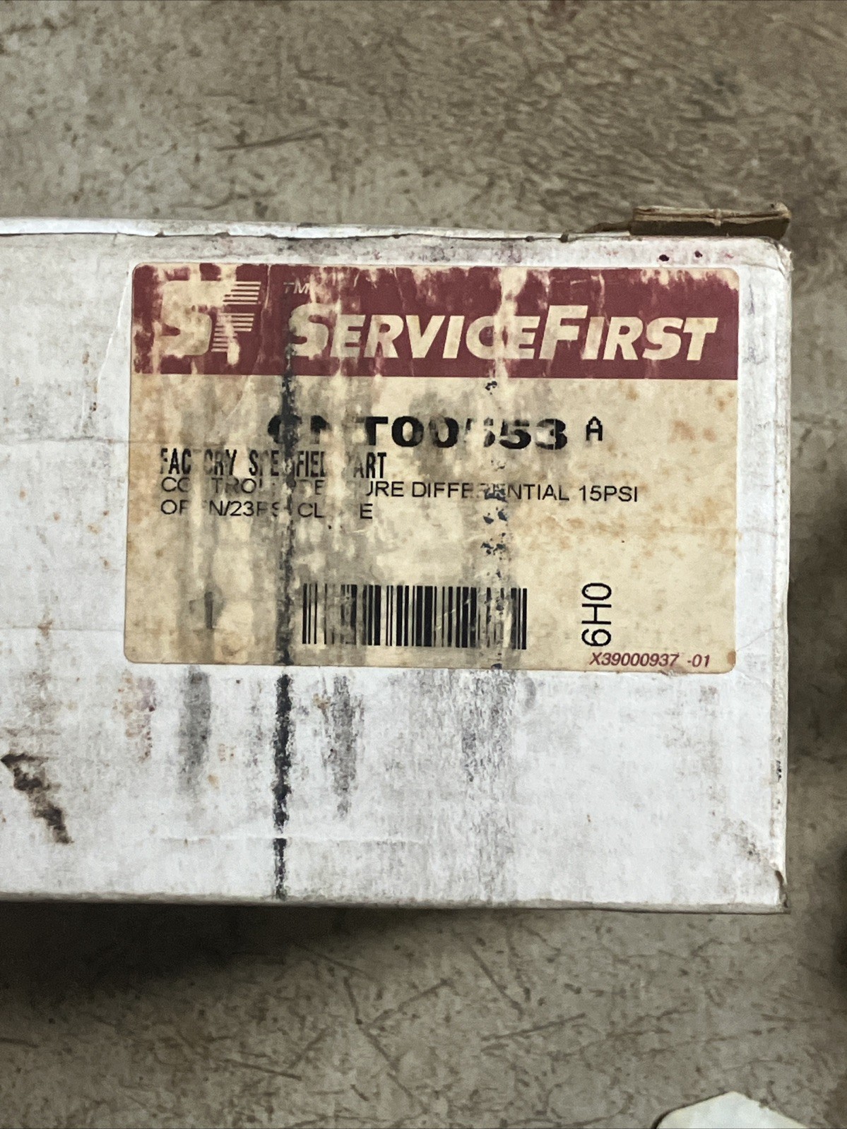 SF Service First CNT00553 Pressure Control Switch 13230031 Invensys W/O Lube