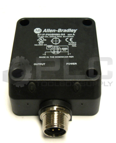 NEW IN BOX ALLEN BRADLEY 871F-P50BN80-N4 SER A FLAT PACK 80X80 PROXIMITY SENSOR