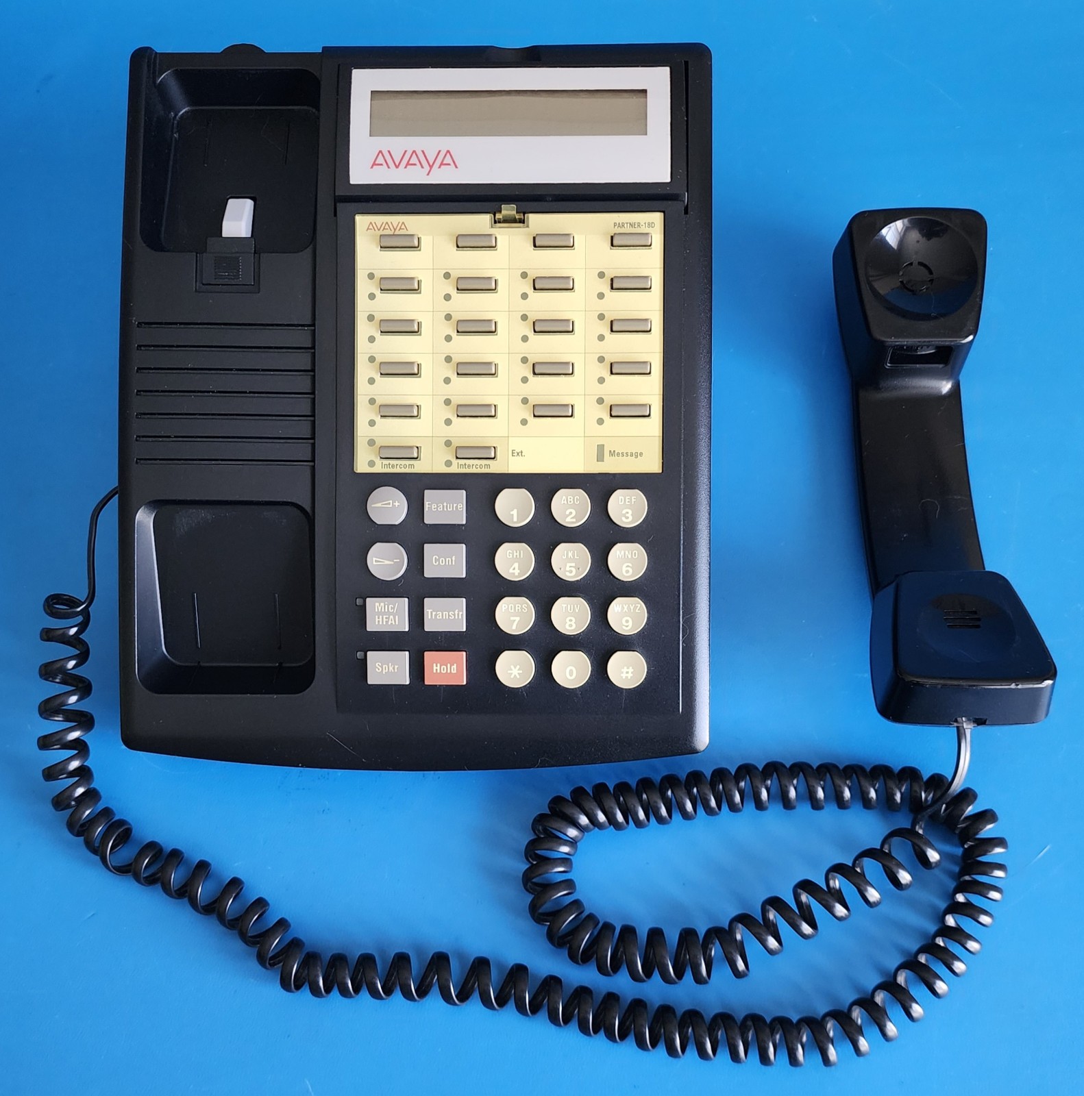 Avaya Lucent Partner 18D 108883257R Black Business Telephone With Base