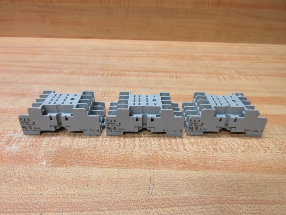 Potter & Brumfield 27E894 Tyco Relay Socket (Pack of 10)