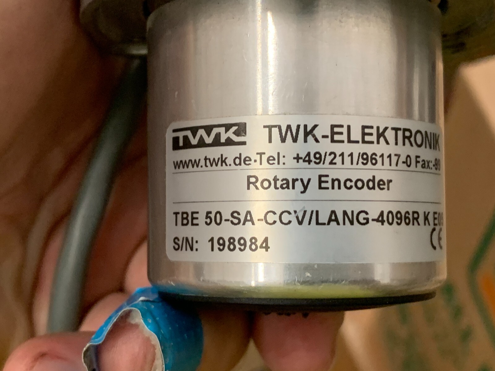 TWK-Elektronik Rotary Encoder TBE 50-SA-CCV/LAND-4096R K E05