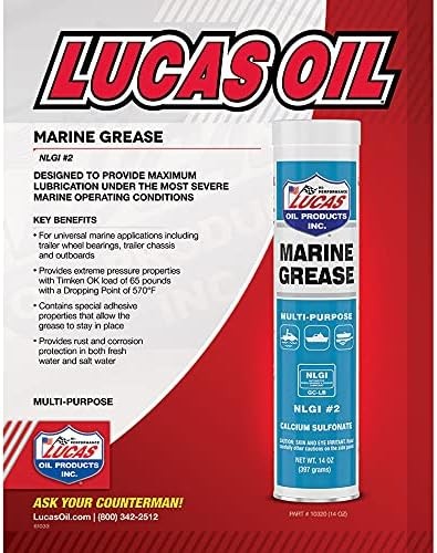 Lucas Oil 10682 Marine Grease 3 Ounce Combo Pack