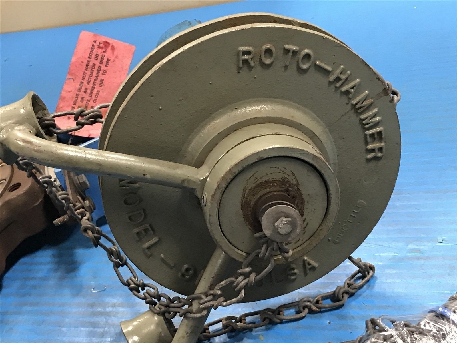 USED NELES-JAMESBURY 4-815L-11 2136TT 4″ BUTTERFLY VALVE & ROTO HAMMER (1C)