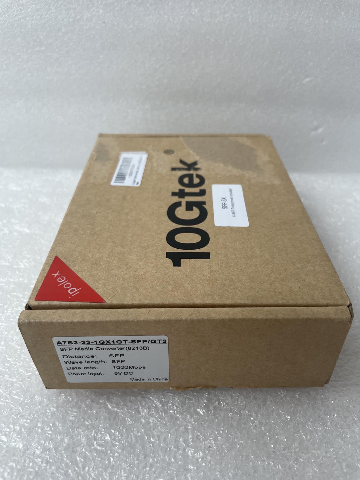 IPOLEX A7S2-33-1GX1GT-SFP/GT3 10GTEK SFP MEDIA CONVERTER WITH SFP TRANSCEIVER
