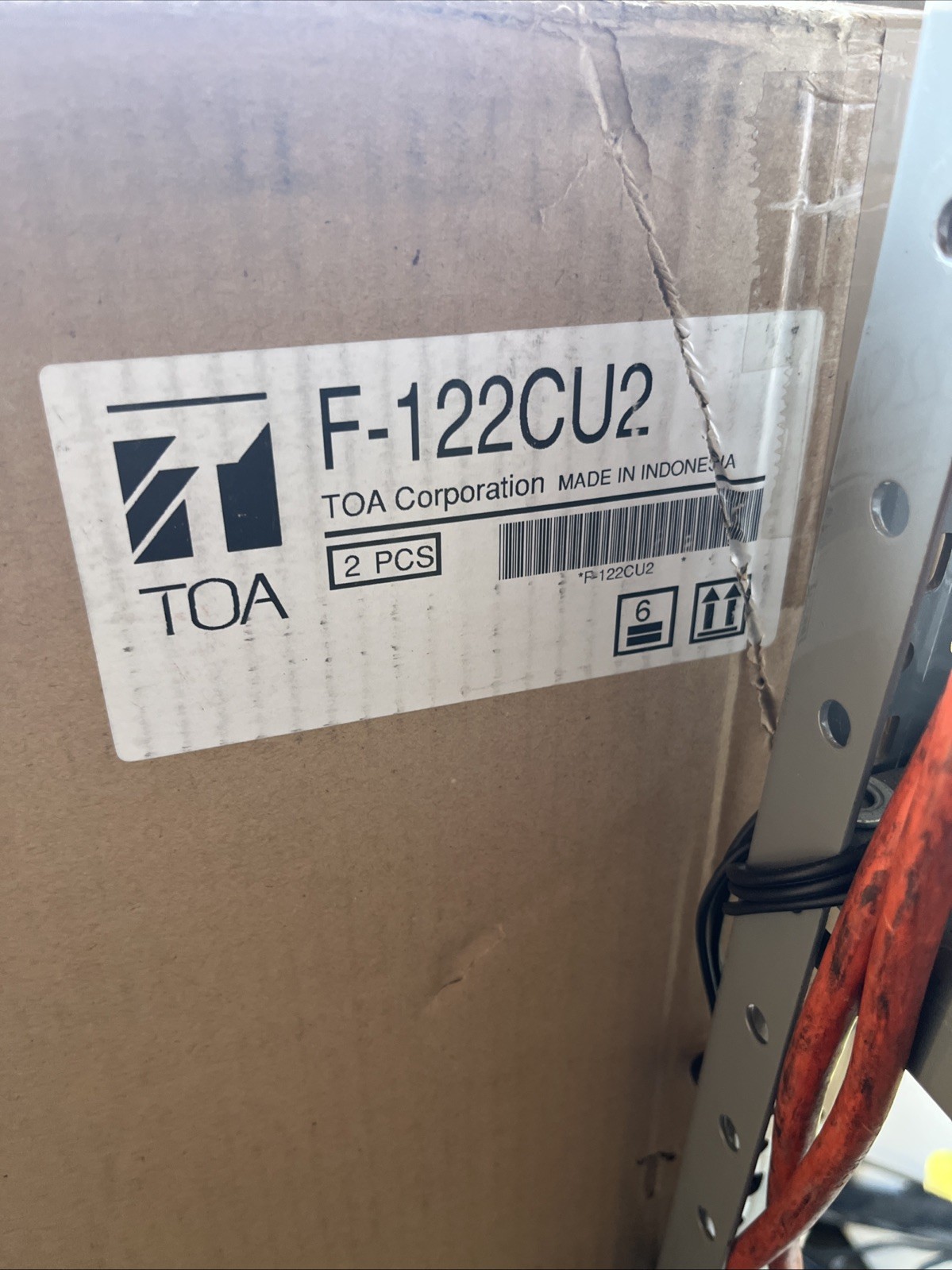 Toa Electronics F-122CU2 5″ Full-Range 30W Ceiling Speaker – 2 Speakers w/Plate