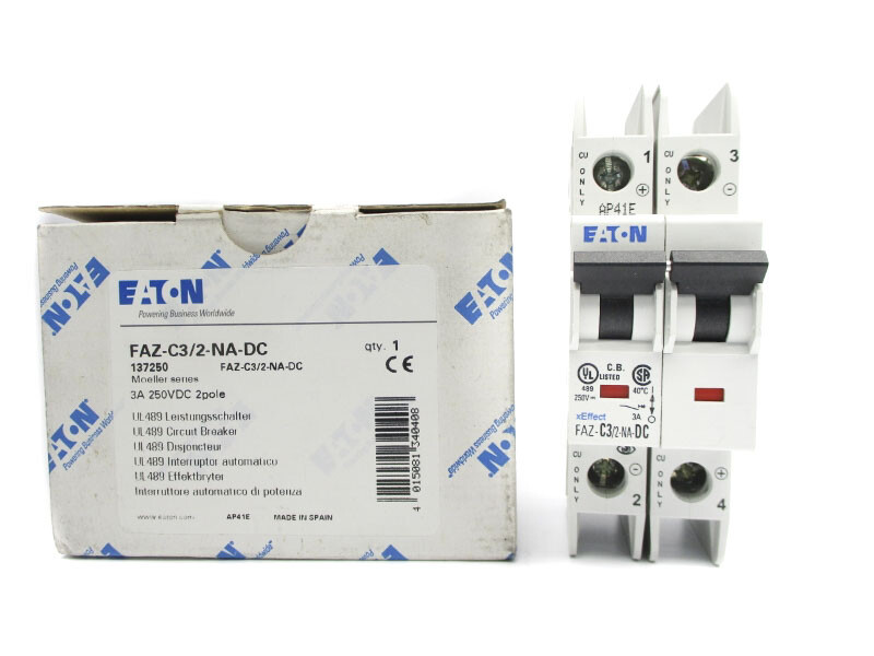 EATON FAZ-C3/2-NA-DC 250VDC 3A NSMP