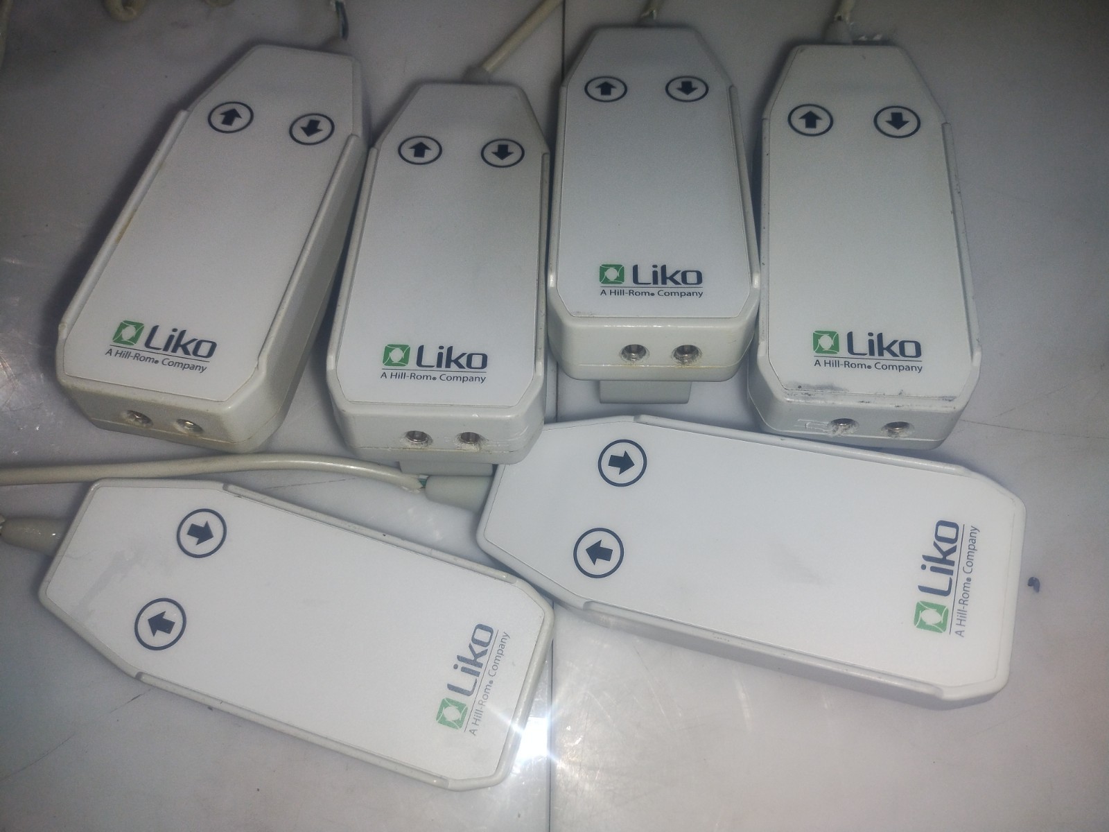 LiKO Hill-rom 3126034 Roll Overhead Hoist 2 Button Hand Control. Lot Of Six