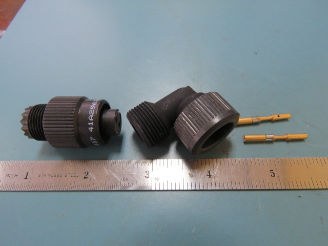 SPACECRAFT JF9816PMA10SL-4S Qty of 1 per Lot 2 position connector with pins