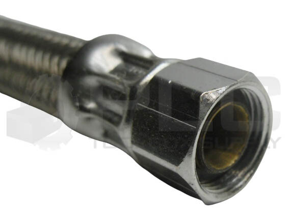 LOT OF 4 NEW BRASSCRAFT B1-12AF CONNECTOR, 12″, 3/8″ FEMALE x 1/2″ FEMALE