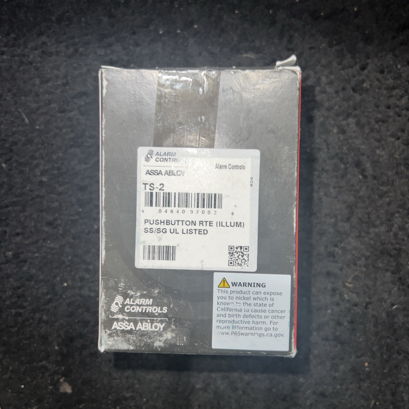 NEW ALARM CONTROLS TS-2 PUSH BUTTON TS-2TD TS2