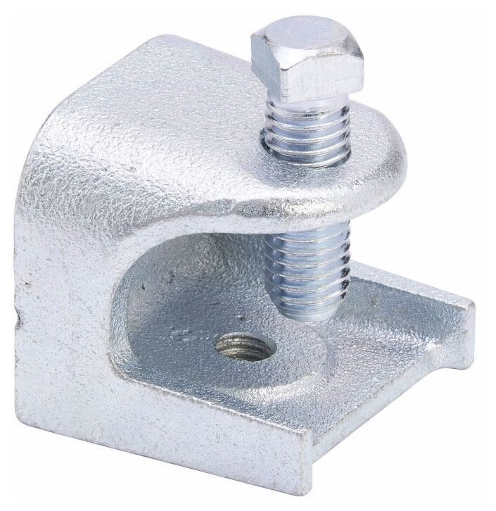 B-Line B444-3/8-ZN, 3/4″ Jaw, Iron, Beam Clamp with Set Screw, 1pc