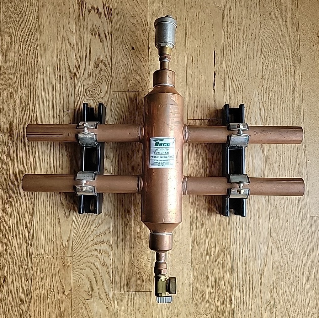 Taco HYDRO-SEP ~ 1-1/4 SWEAT Separator
