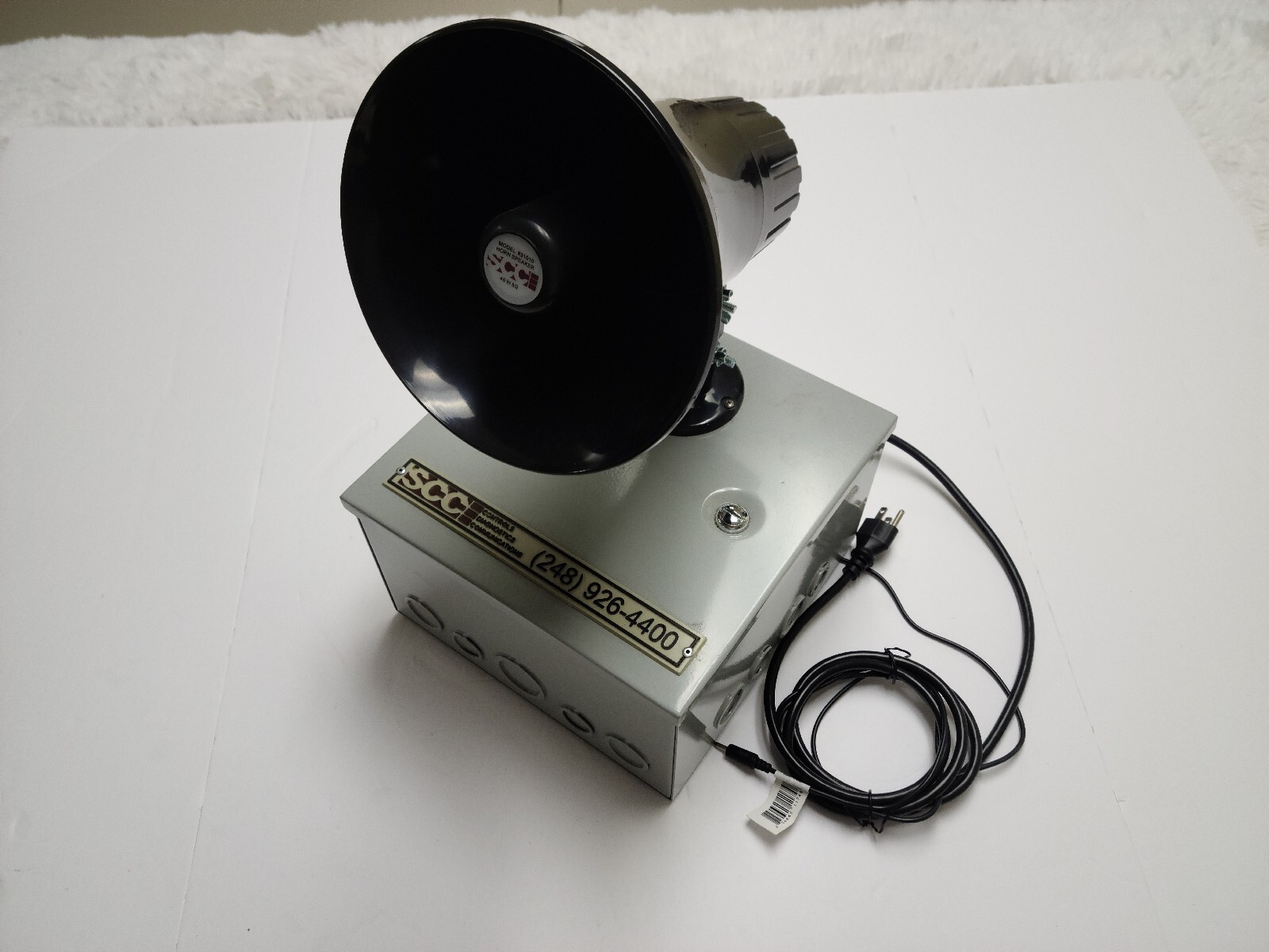 Static Control Components SCC AD-0941-101 Horn Speaker 31010 Powers On Lock Box