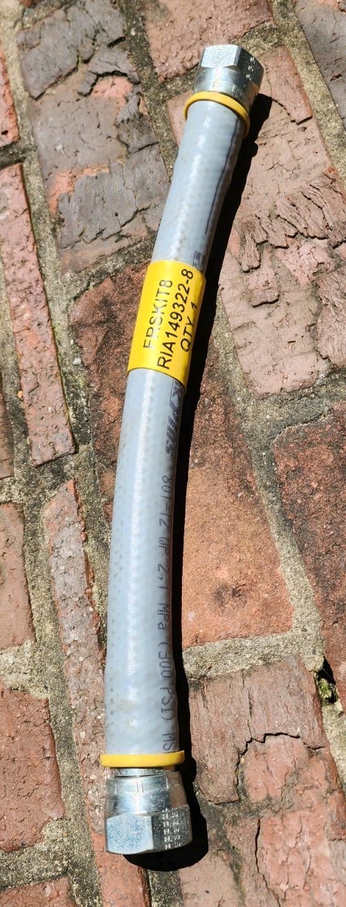 PARKER PUSH-LOK Plus 3/4″ 801-12-WP 2, 1 MP Welding / Gas HOSE 14″ W/ FIT 300PSI