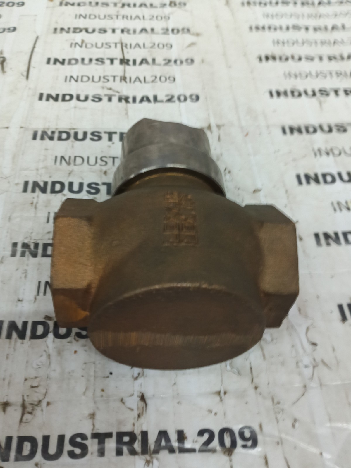 1-1/4” LEXAIR 2 WAY DIRECT PILOT POPPET VALVE 1501-808 BRASS