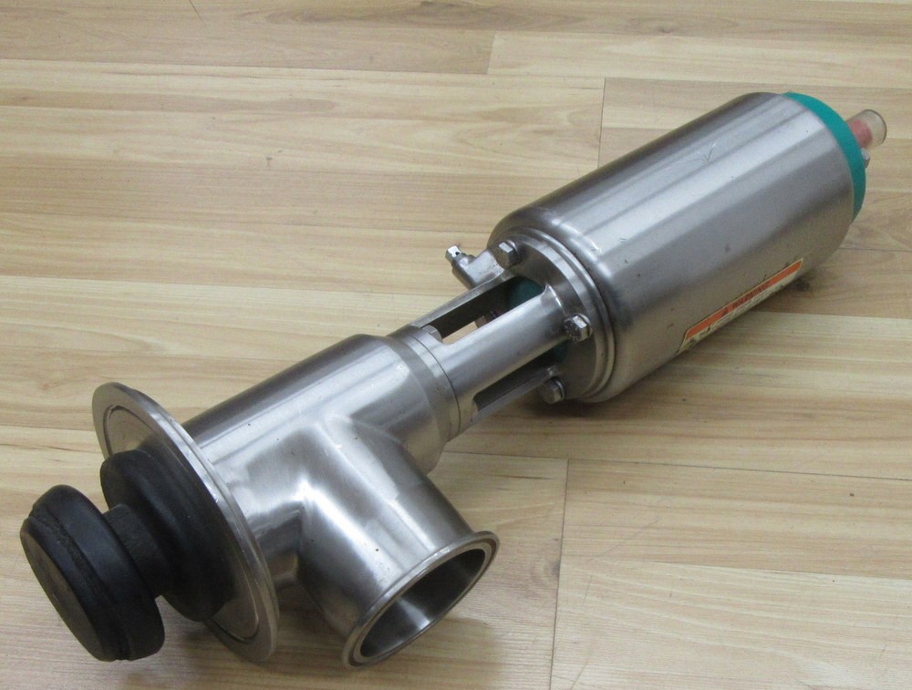 Tri-Clover 761-21M-10L-3-316L Sanitary Valve 76121M10L3316L W/ Part