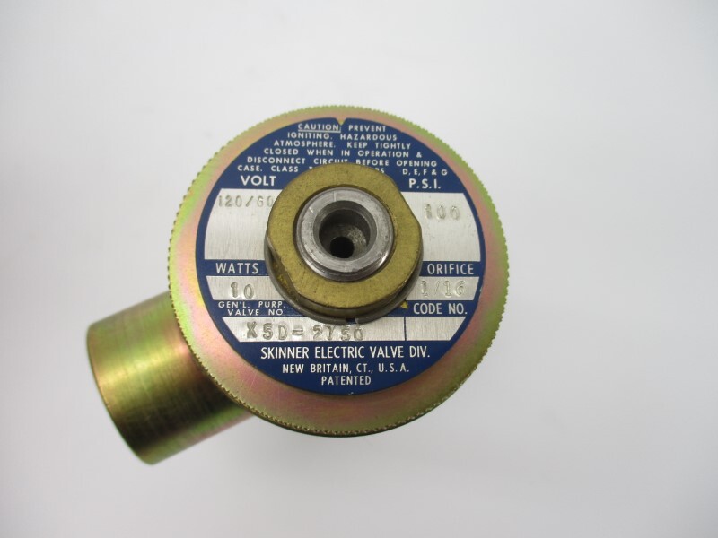 SKINNER ELECTRIC X5D-2750 120V 100PSI 1/16″ UNMP