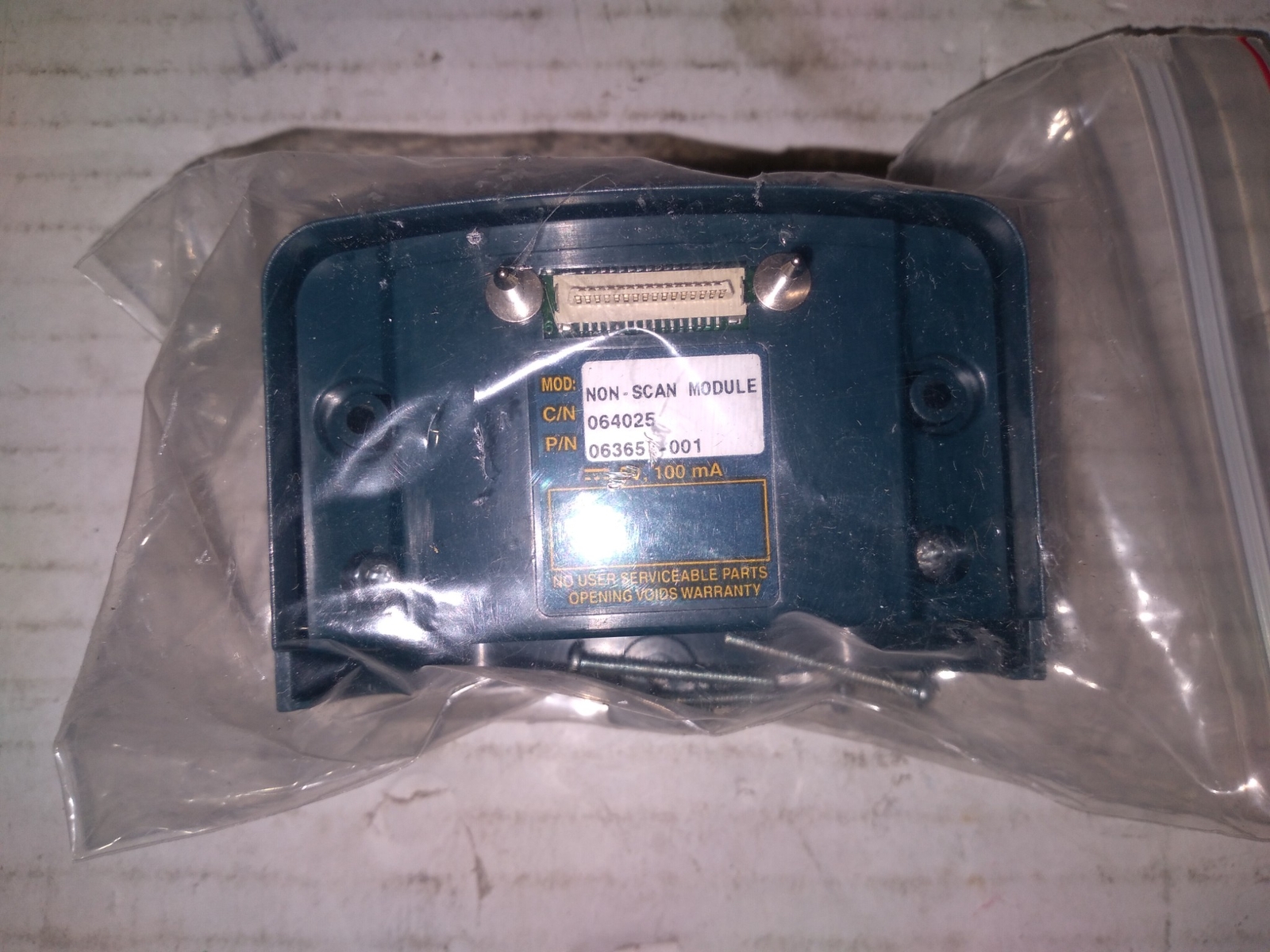NON-SCAN MODULE 064025 06365-001 100MA