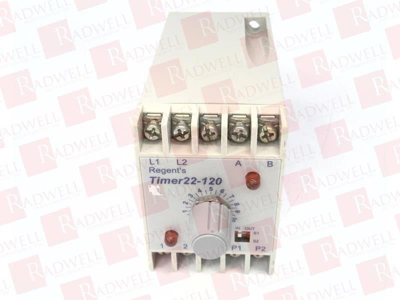 REGENT CONTROLS TIMER22D10S-120 / TIMER22D10S120 (USED)