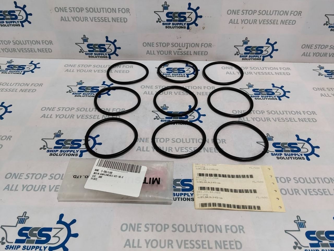 O-Ring FL/400 G-N72-166-D O-Ring Size OD 90mm x ID 82mm x Thickness 5mm