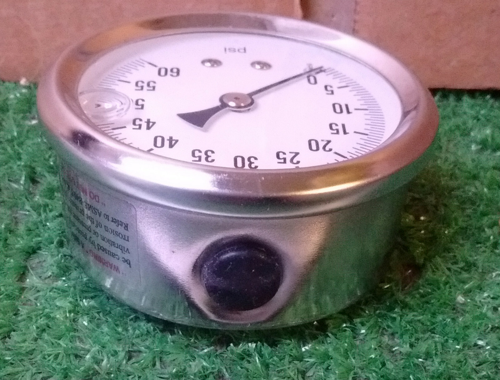 1 NEW PIC S201L-254D GLYCERIN FILLED PRESSURE GAUGE NIB ***MAKE OFFER***
