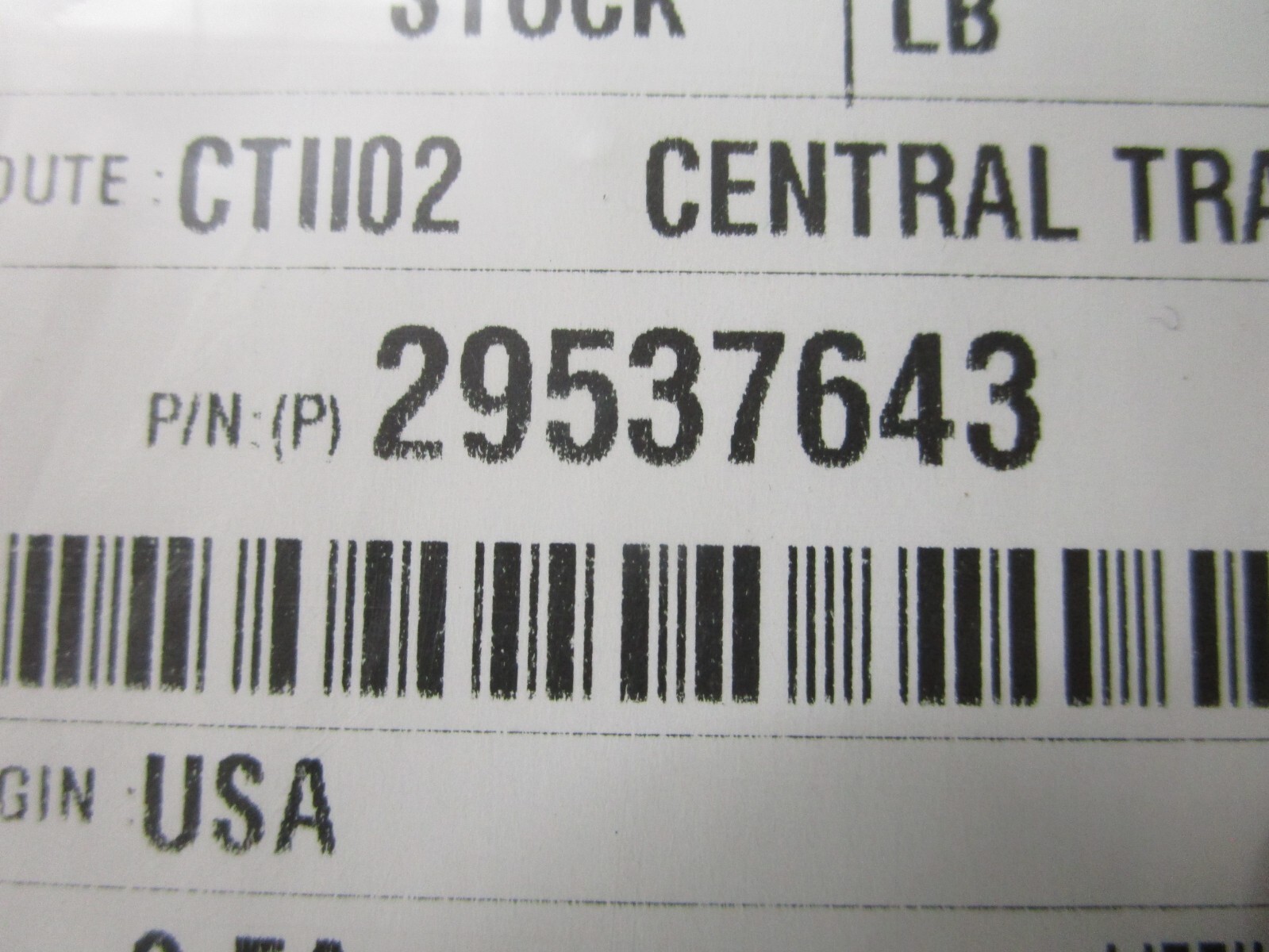 Allison 29537643 B400 Transmission Retarder Valve Separator Plate