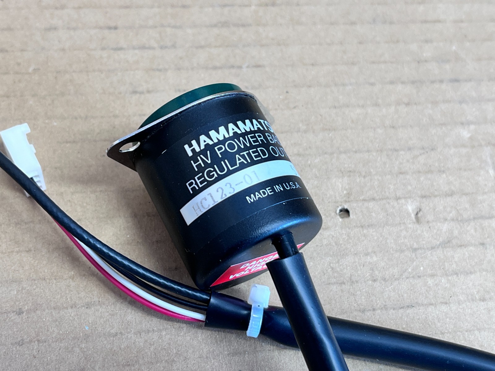 Hamamatsu HC123-01 HV Power Base Socket