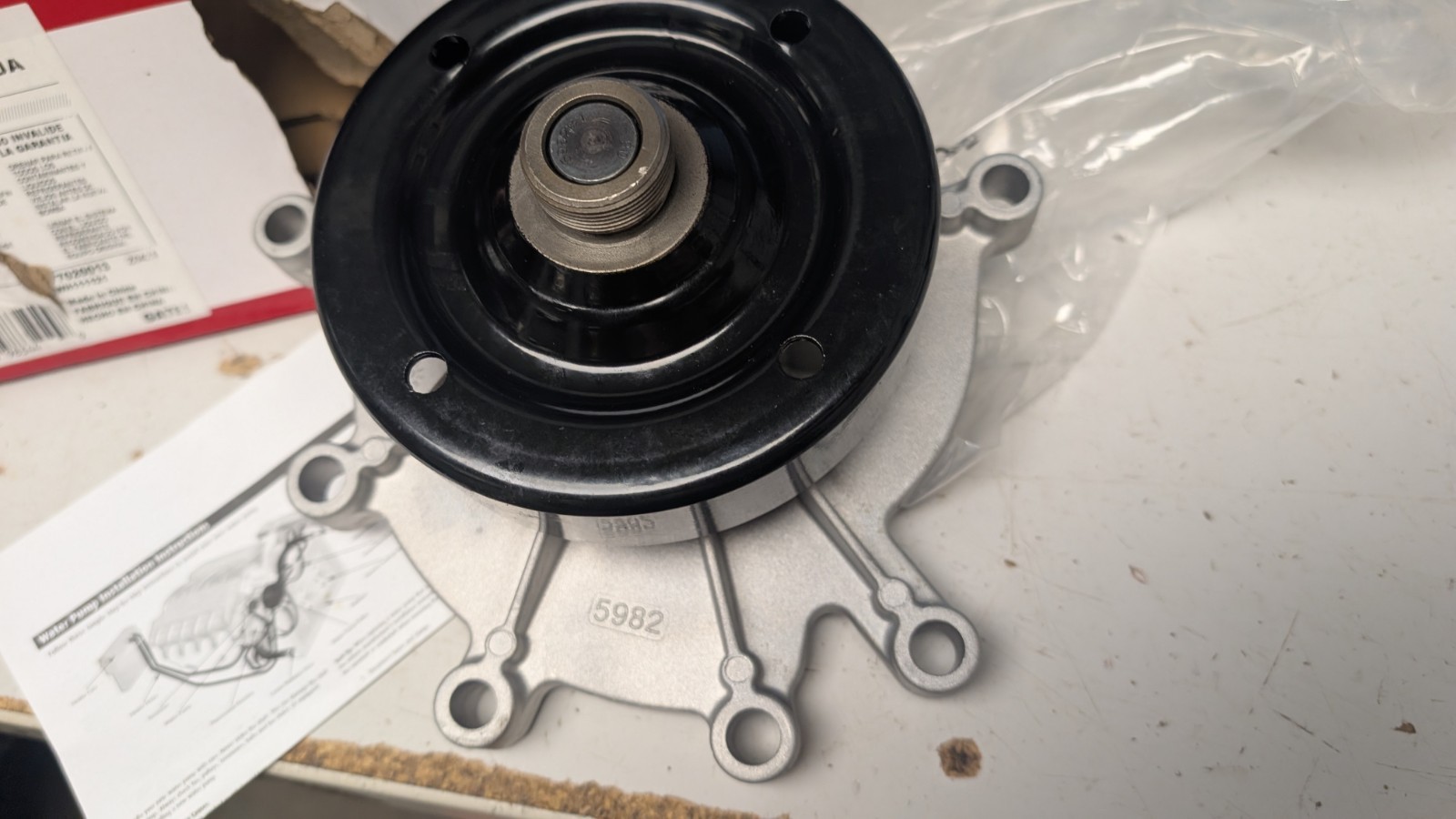 Gates 43263 Water Pump – will be shipped OUT of the original box