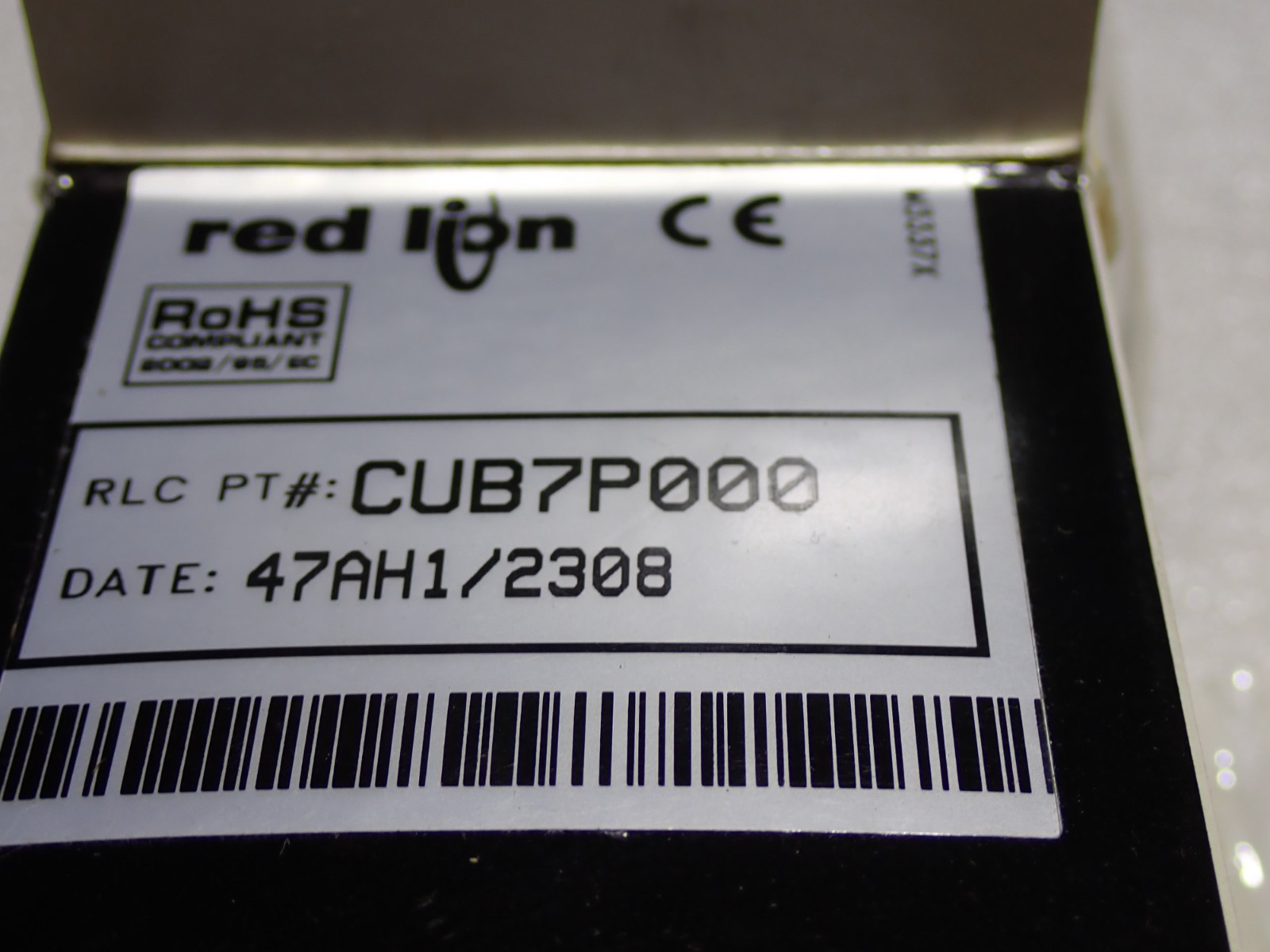 Red Lion CUB50020 Miniature Electronic 8-Digit Counter CUB5 Used