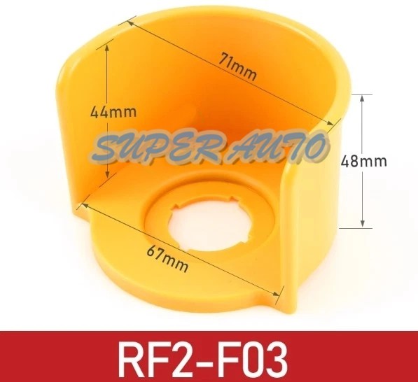 10Pcs New For Emergency stop switch protective cover protective seat RF2-F03