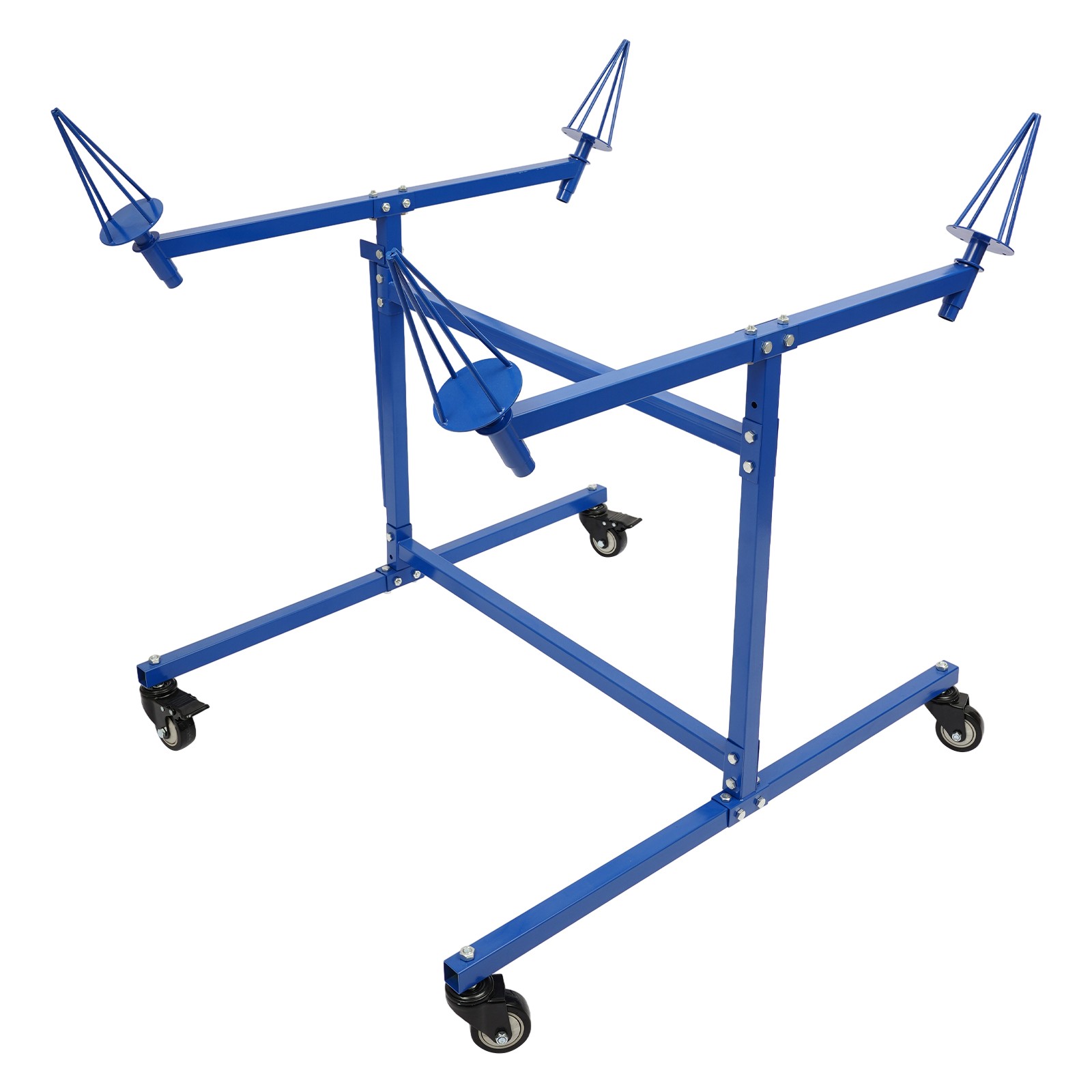 Wheel Paint Stand Rack Tilted Wheel Placement Rim Painting Rack For Auto Repair