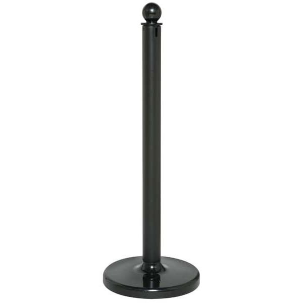 Zoro Select 96403-6 2.5″ Diameter Plastic Stanchion – Black, 40″ Height, 6 Pk,