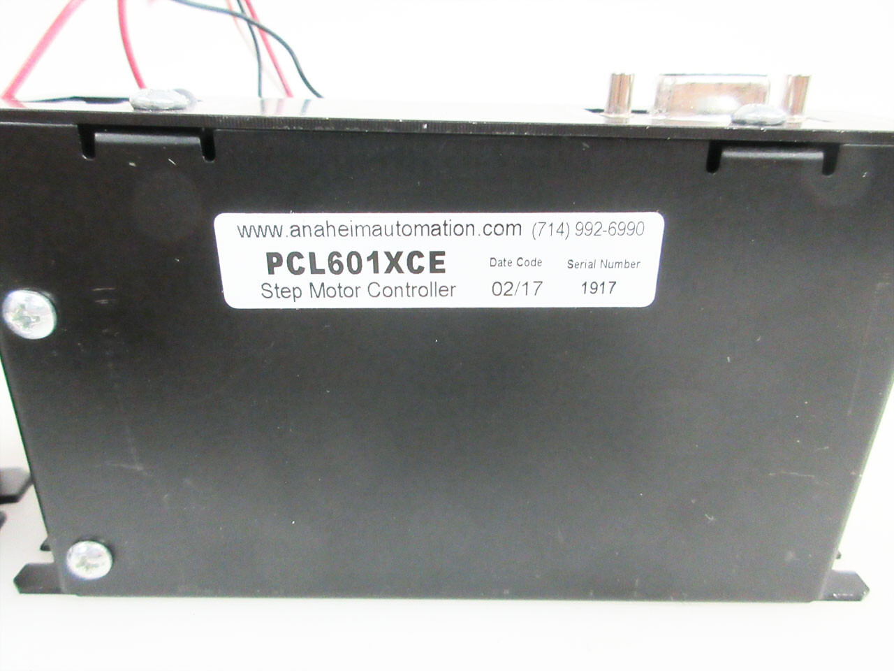 ANAHEIM AUTOMATION MOTION PCL601XCE CONTROLLER DRIVER MBC05641 34Y307S-LW8 MOTOR