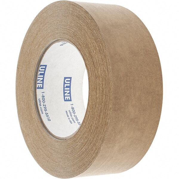 1 Roll 2″ x 60 Yard Natural Color Packing Tape, Paper with Rubber Adhesive