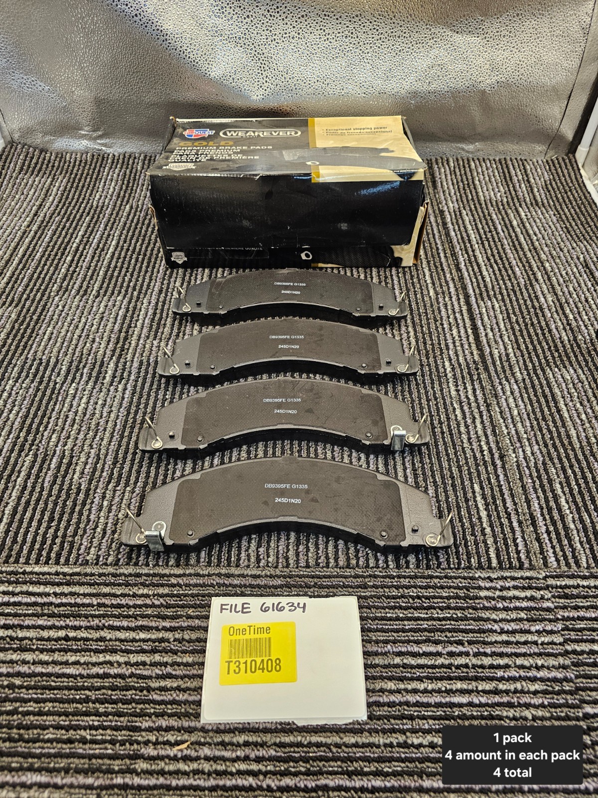 WearEver GMKD1335 Disc Brake Pad Assembly for 2024 Ram 4500 Base Cab & Chassis