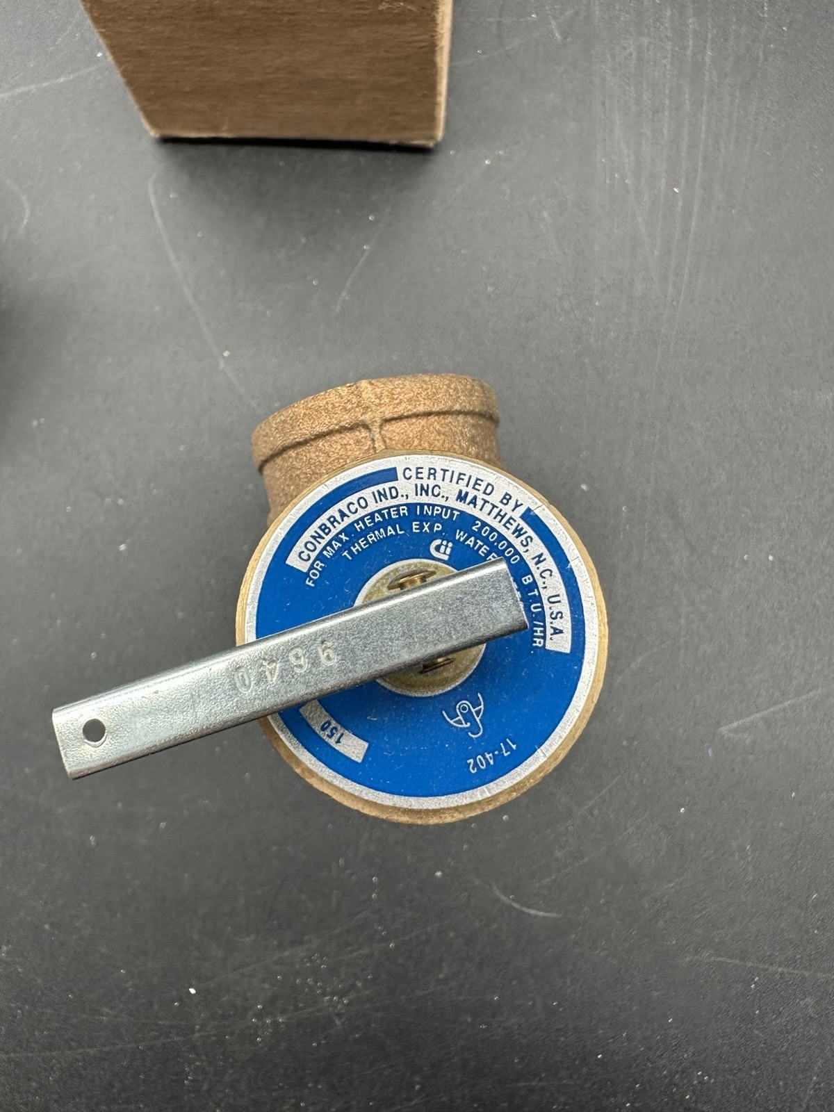 17-402-04 Conbraco Relief Valve 3/4″ 150psi 20,000 BTU/ Hr New Old Stock