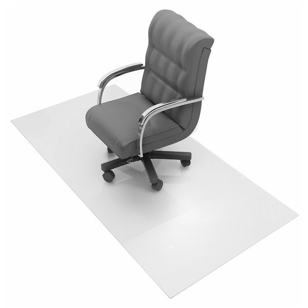 Floortex Fr1215030019er Chair Mat 60″X118″, Rectangular Shape, Clear, For Hard