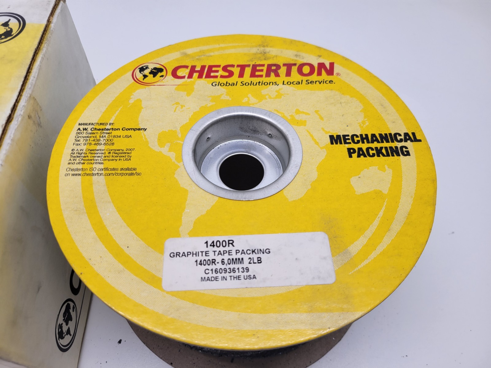 NEW OLD STOCK! CHESTERTON 2LB 6,0MM GRAPHITE TAPE PACKING 1400R-6.0MM