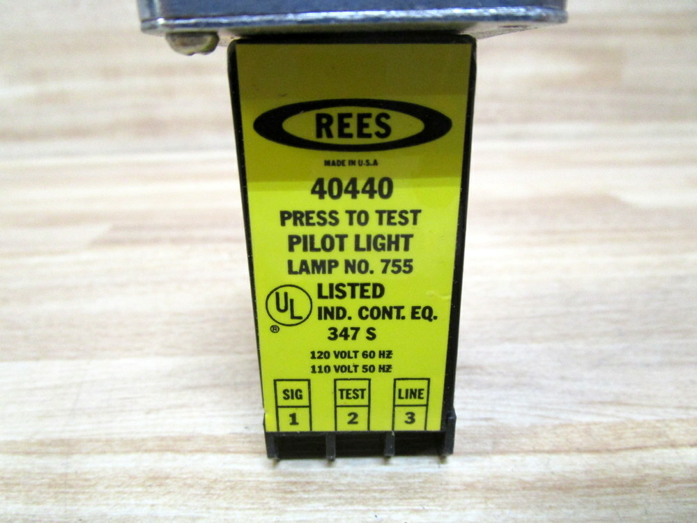 Rees 40440-000 Pilot Light W/Transformer 40440