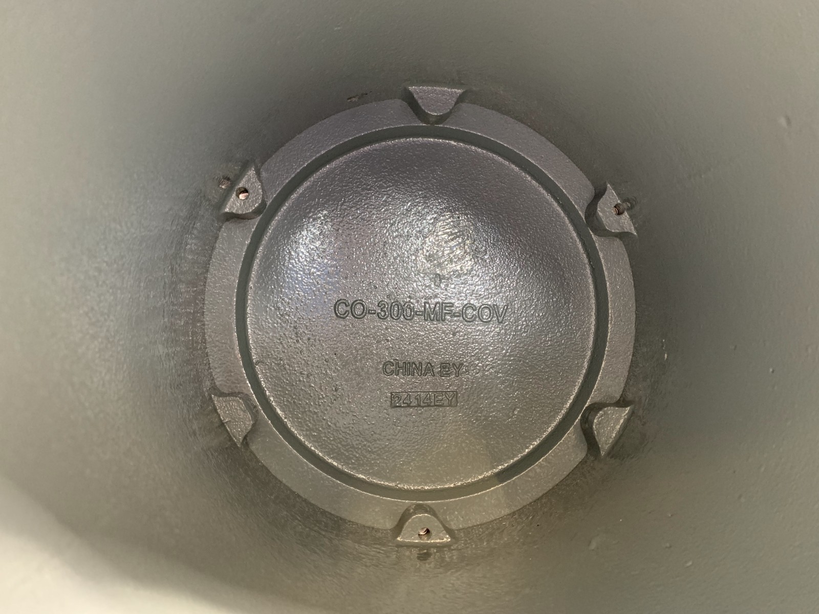 Watts CO-300-MF 11 x 11-5/8 Epoxy Coated Cast Iron Access Housing for Cleanout