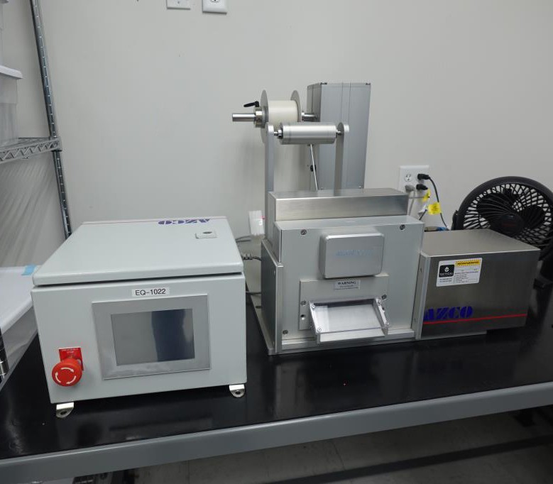 AZCO SUR-SIZE CUT-TO-LENGTH ASSEMBLY Automatic Roll Feed System Label Dispenser