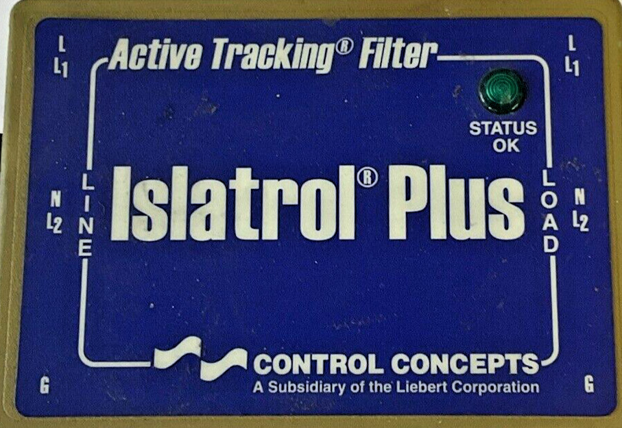 CONTROL CONCEPTS IC+105 ISLATROL PLUS ACTIVE TRACKING FILTER 120VAC 50/60HZ 5A