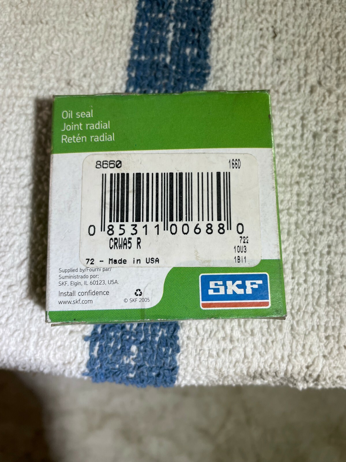 NOS CR SKF 0998 OIL SEAL
