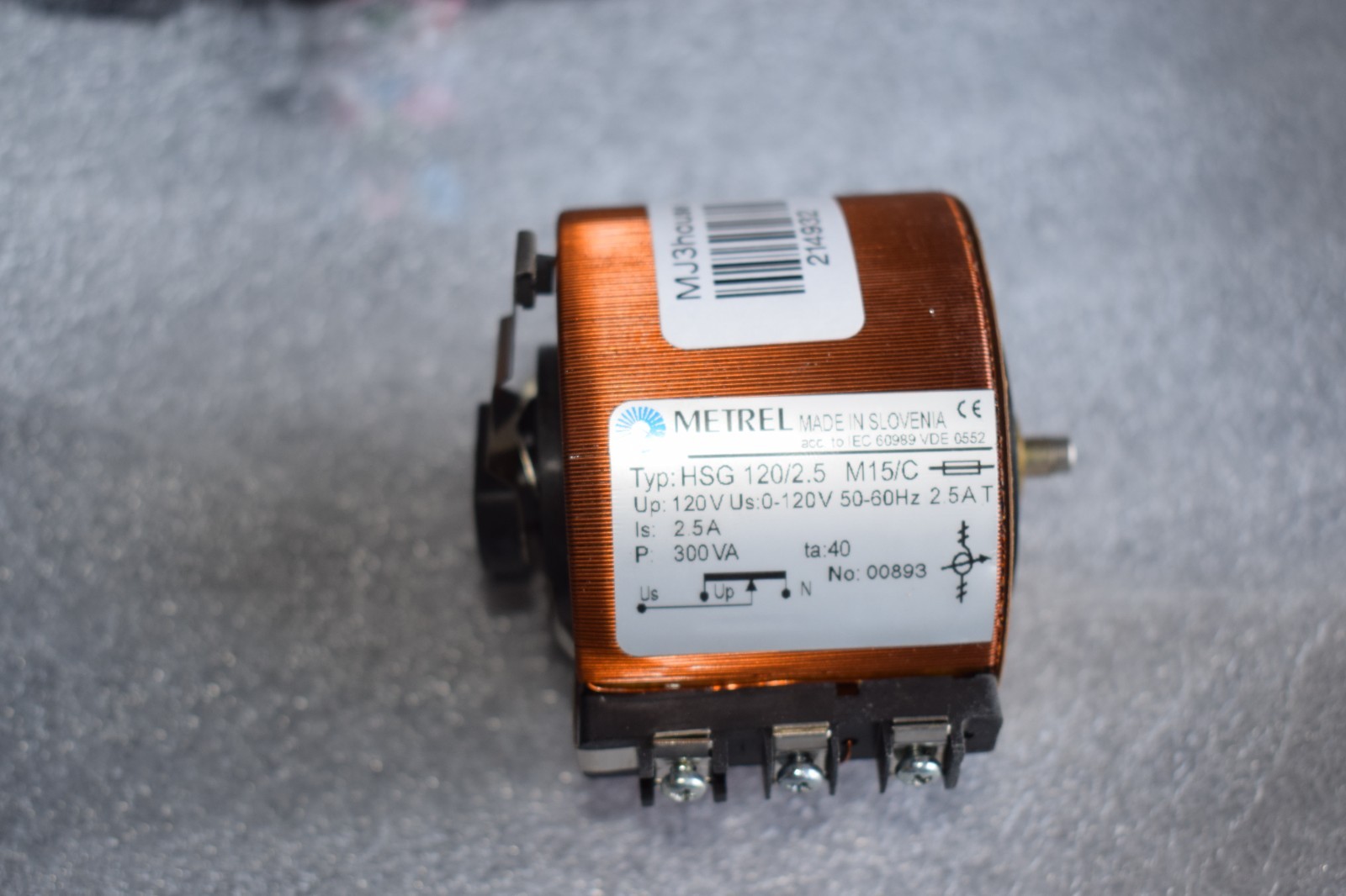 Metrel HSG 120/2.5 M15/C #214932-R1*B33