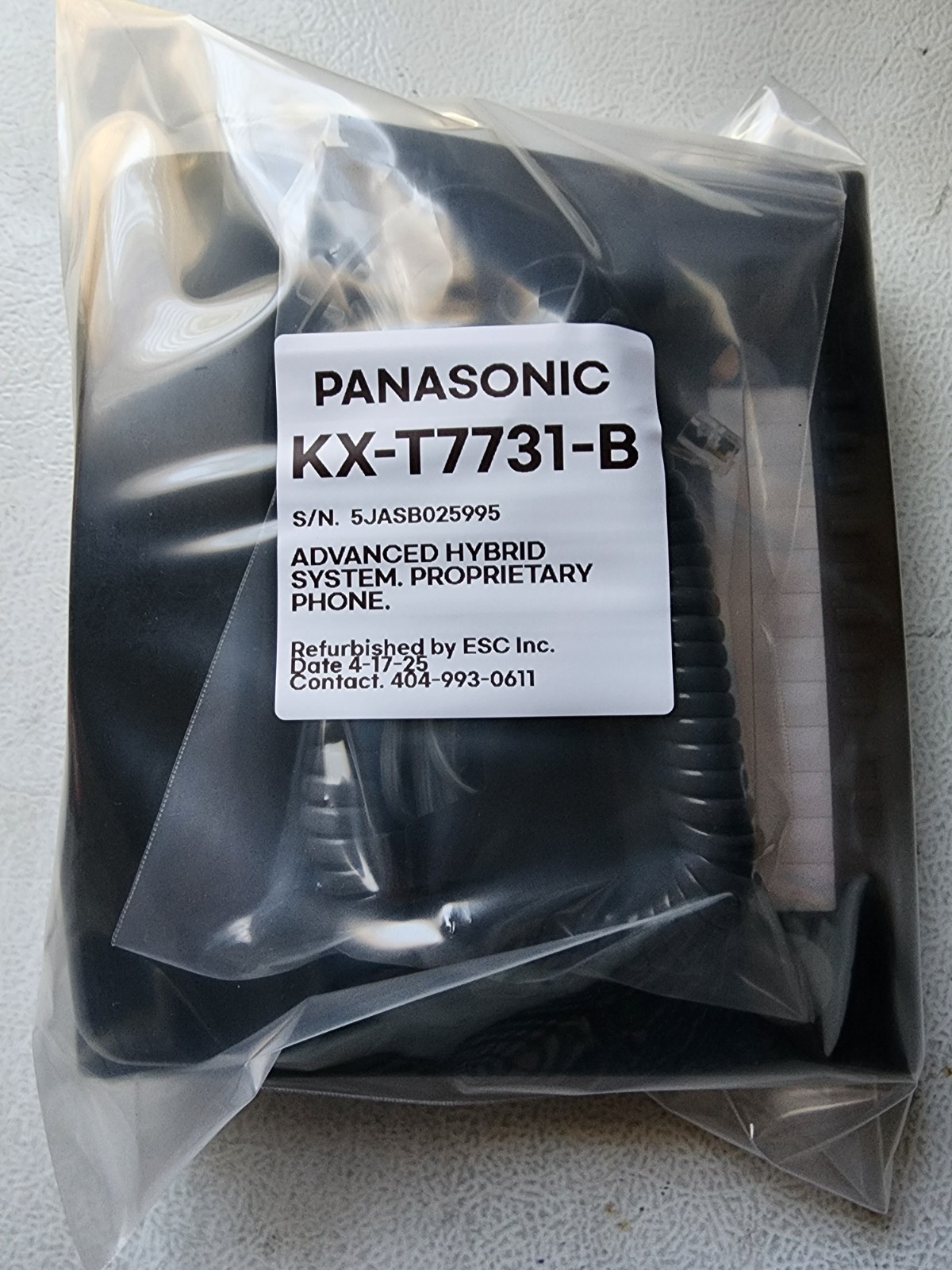 PANA KX-T7731/ ADVANCED HYBRID SYSTEM/6MONTH WARRENTY NO COST. LOOKS NEW/R.FURB