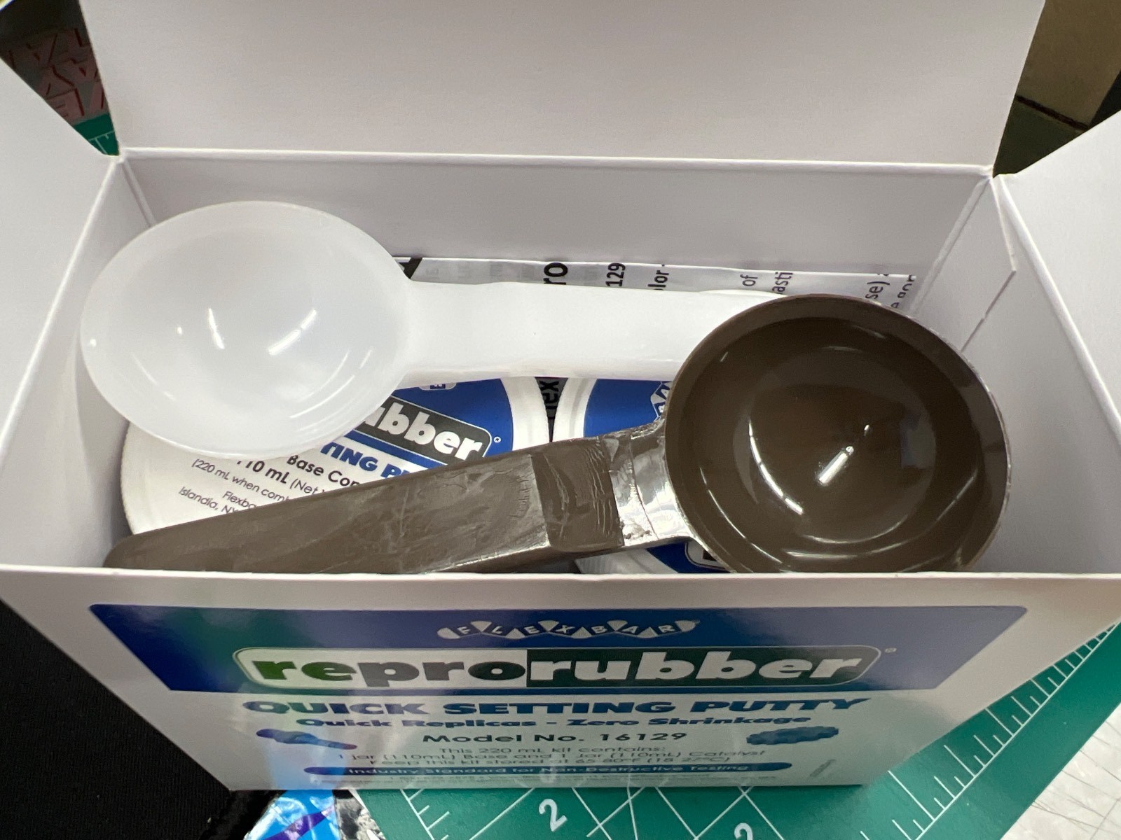 Flexbar Reprorubber 220 ml Quick Set Putty Casting Material Kit