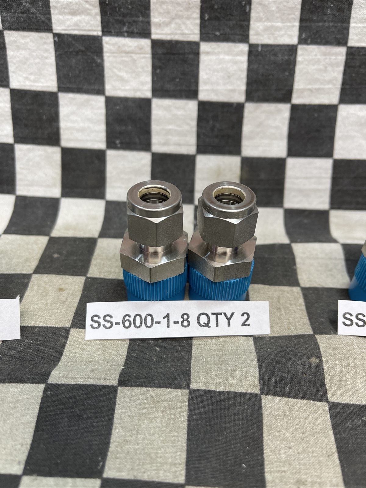 SWAGELOK MALE CONNECTOR, SS-400-1-8, SS-600-1-8, SS-810-1-6, LOT OF 5 #1229V3